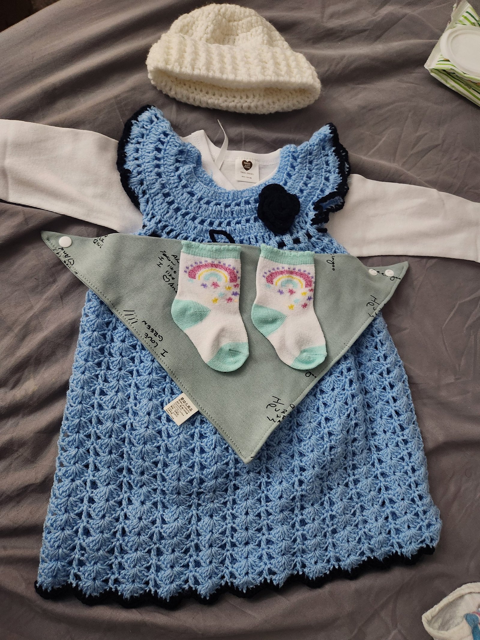 Custom Crochet Baby Dress: Handmade Newborn Outfit, Made to Order