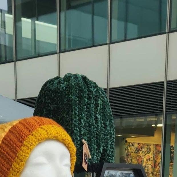 Handmade Velvet Crochet Beanie: Matching Winter Hats, Fall Gift