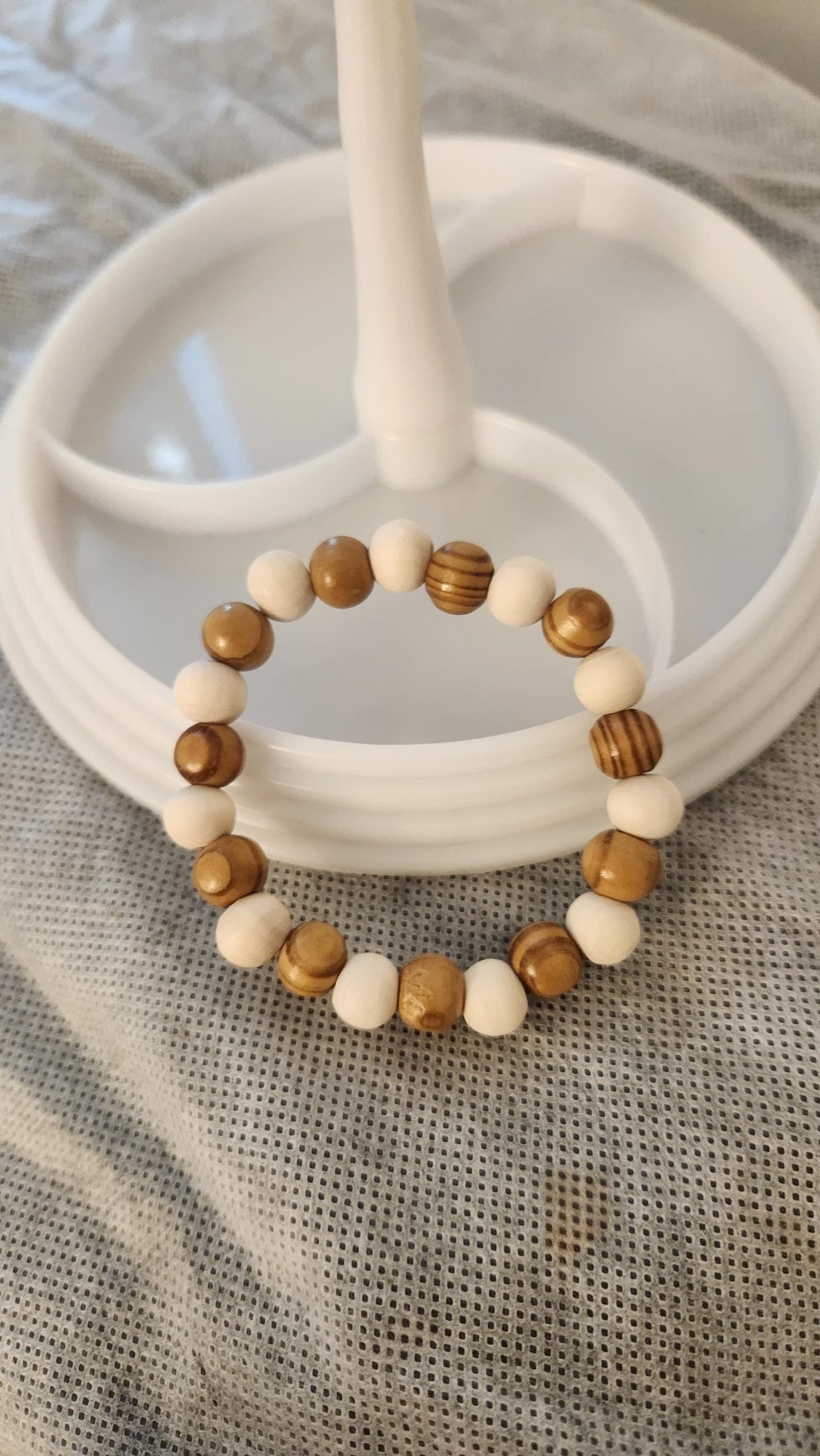 African Wooden Bead Bracelet: Unisex Elastic Wrist and Anklet Motherland Jewelry Ornaments