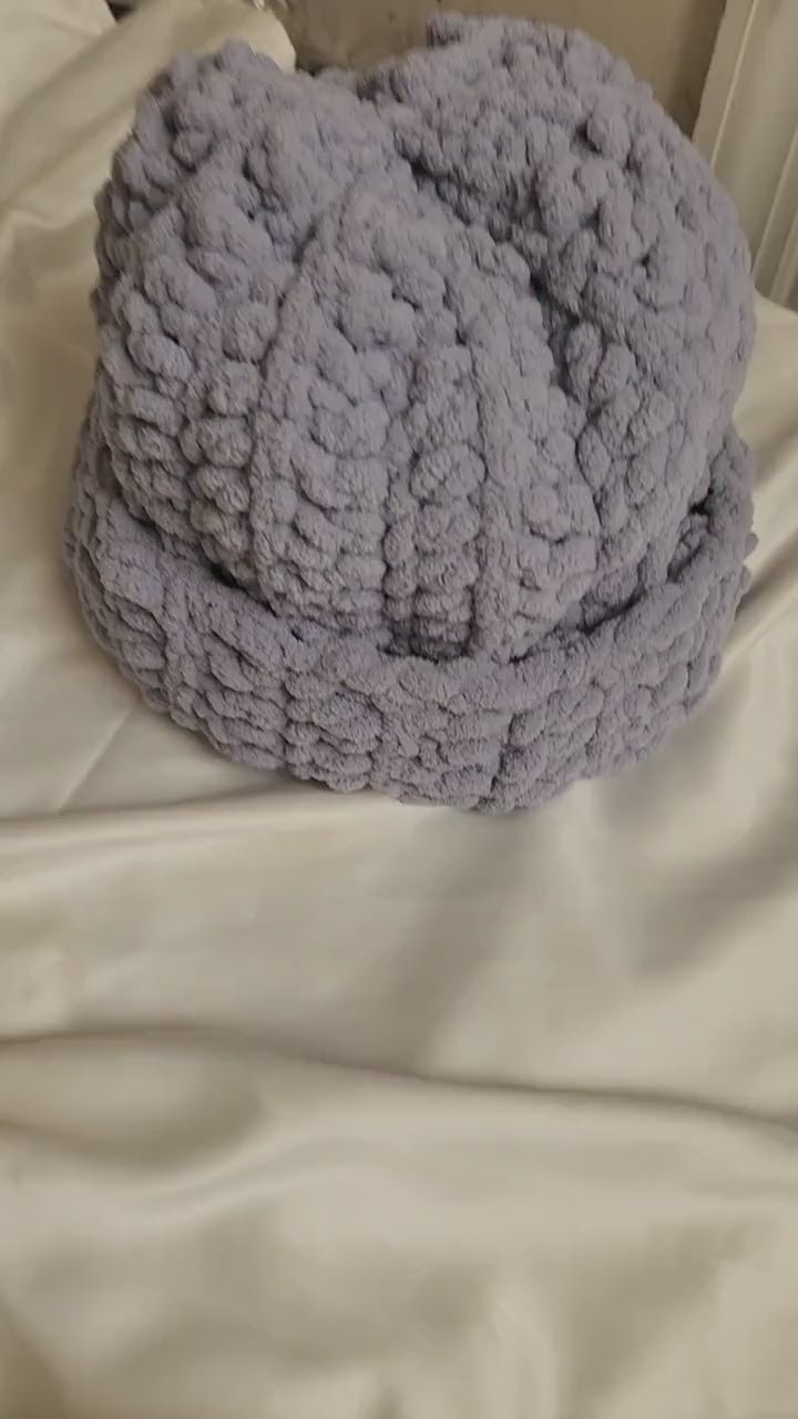 Handmade Super Chunky Crochet Beanie: Warm Winter Hat; Super Cozy And Comfy Presents