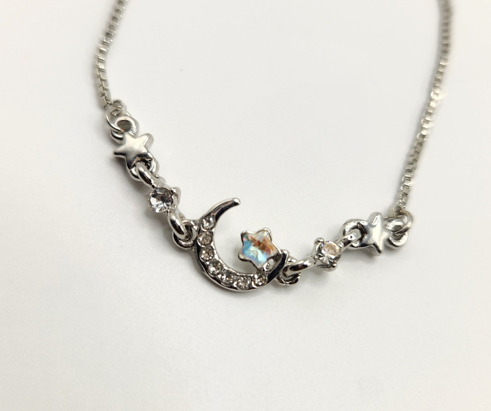 Moon-Star Chain Jewelry Bracelet for Women; Adjustable fit; Special Gifts for Family and Friends